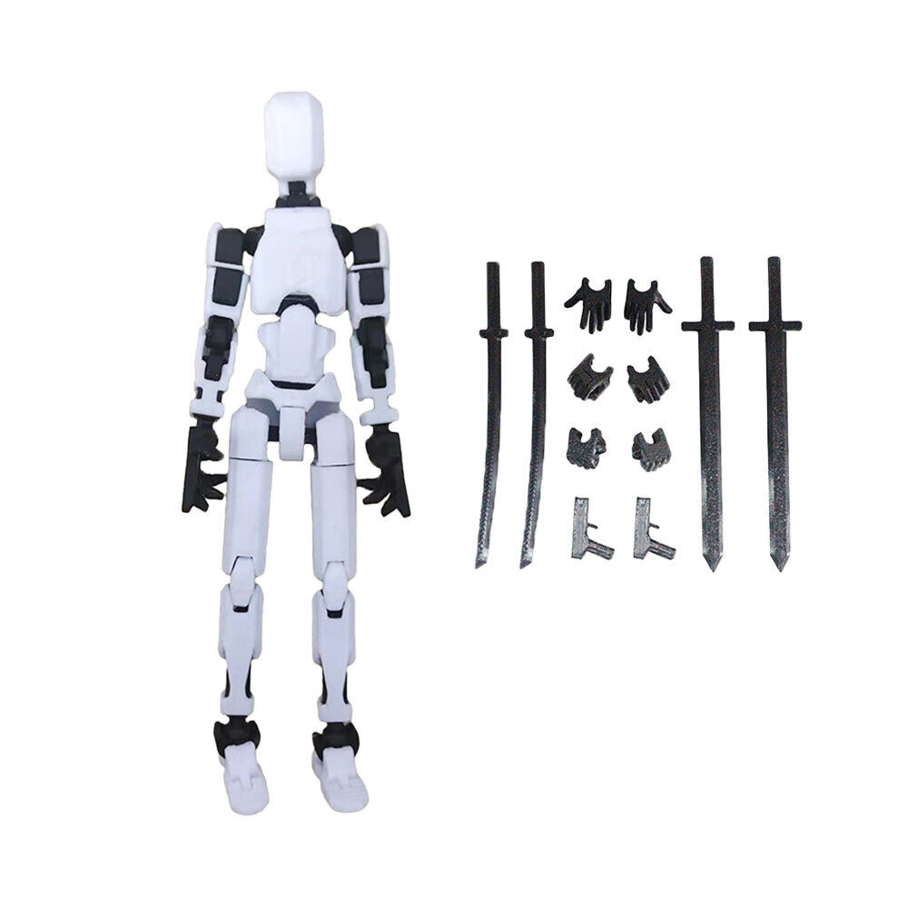 T13 Action Figure, Titan 13 Action Figure, 3D Printed Robot Action Figure New #T