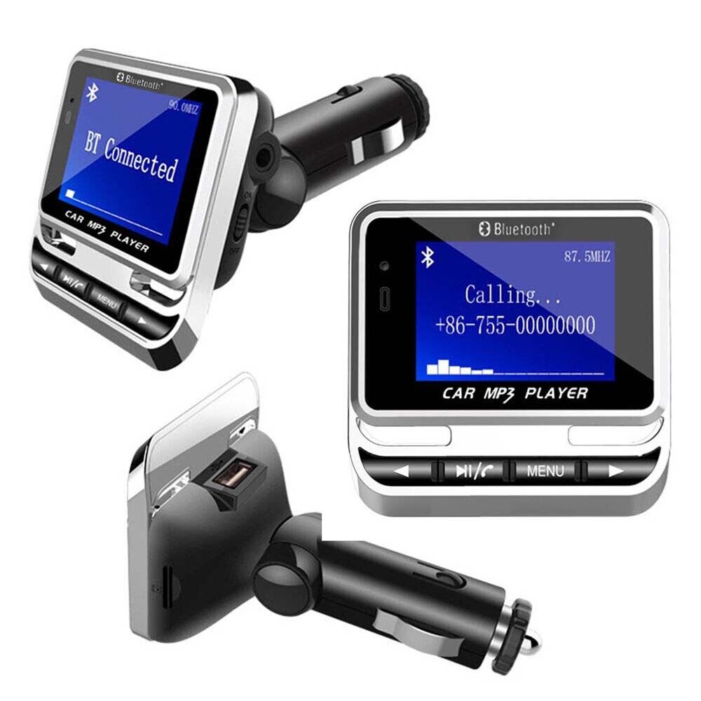 Handsfree Wireless Bluetooth Car Kit FM Transmitter MP3 Player USB Charge