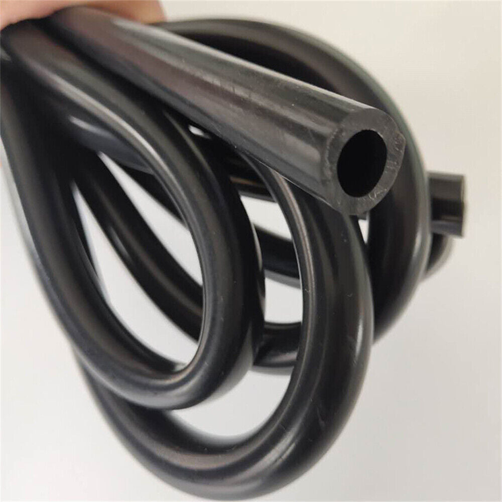 5 Meters 4mm ID Full Silicone Fuel Air Vacuum Hose Line Pipe Tube Black