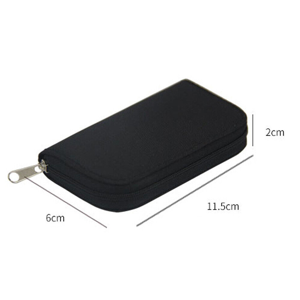 Memory Card Case Micro SD Case Carrying SDHC MMC Wallet Holder Storage Pouch