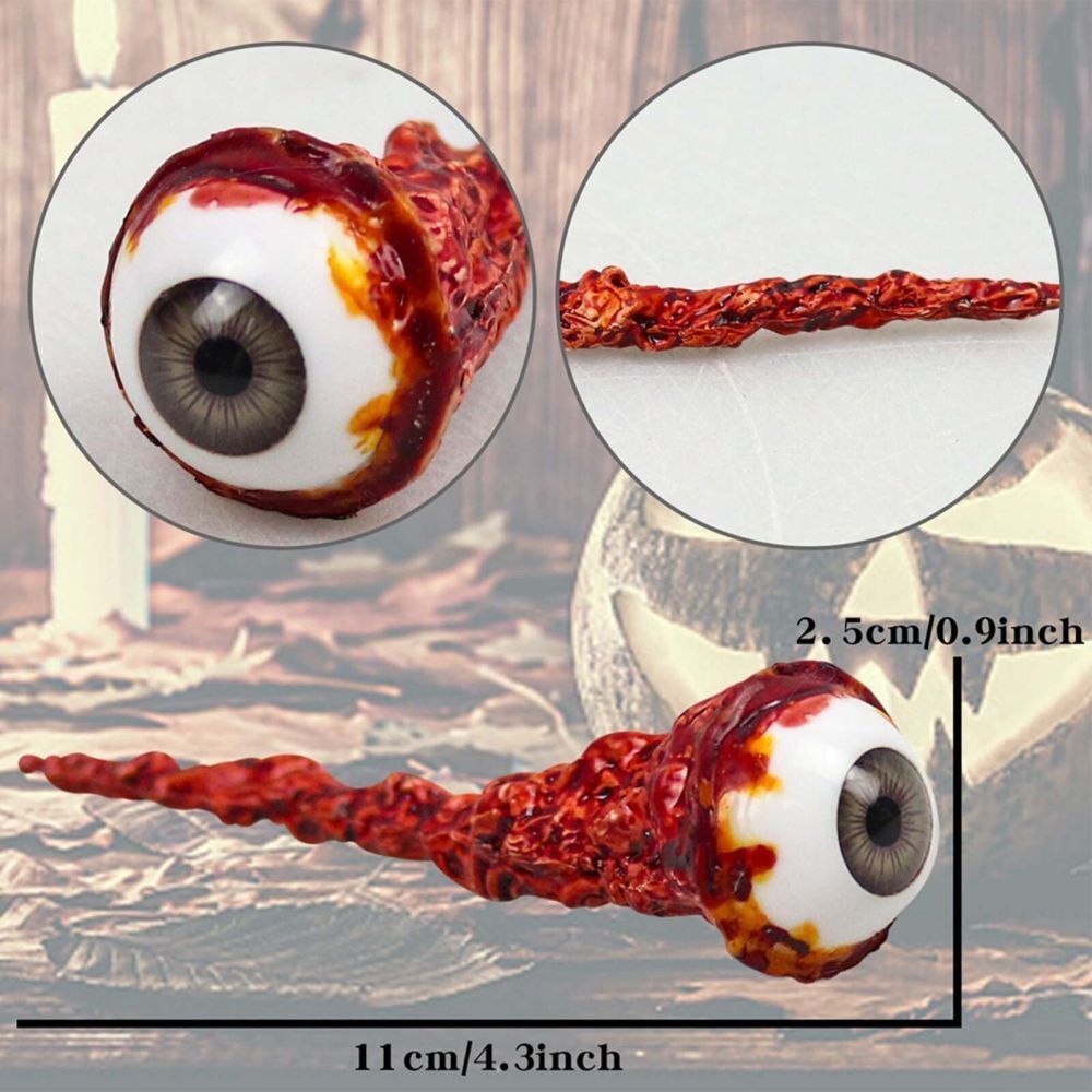 3xHalloween Party Decoration Fake Eye Eyeball Horror Scary Simulation Prop Trick