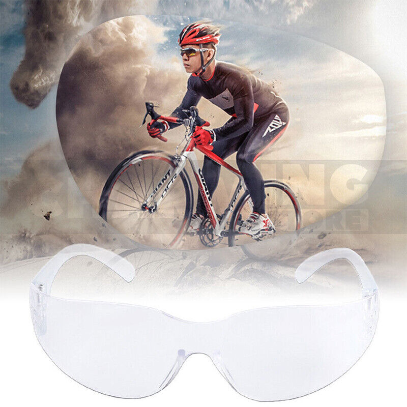 10pcs Clear Safety Glasses Protective Eyewear for Men Women Eye Protection