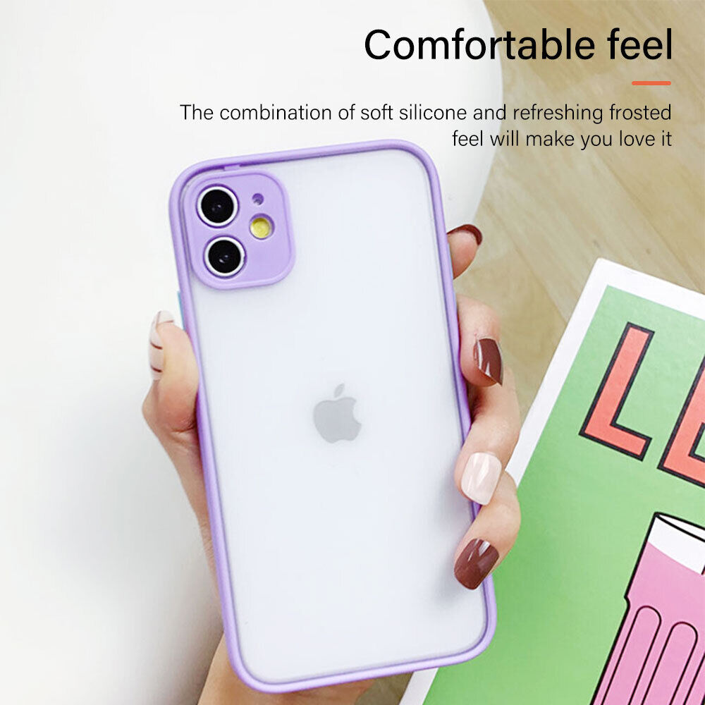 Matte Shockproof Armor Case For iPhone 15 14 13 12 11 Pro Max XR XS 8 7 SE Cover