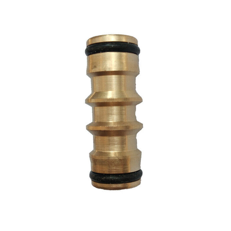 Garden Hose Connector Brass Copper Adapter Joiner 2 Way Fitting Male 45x15.7mm