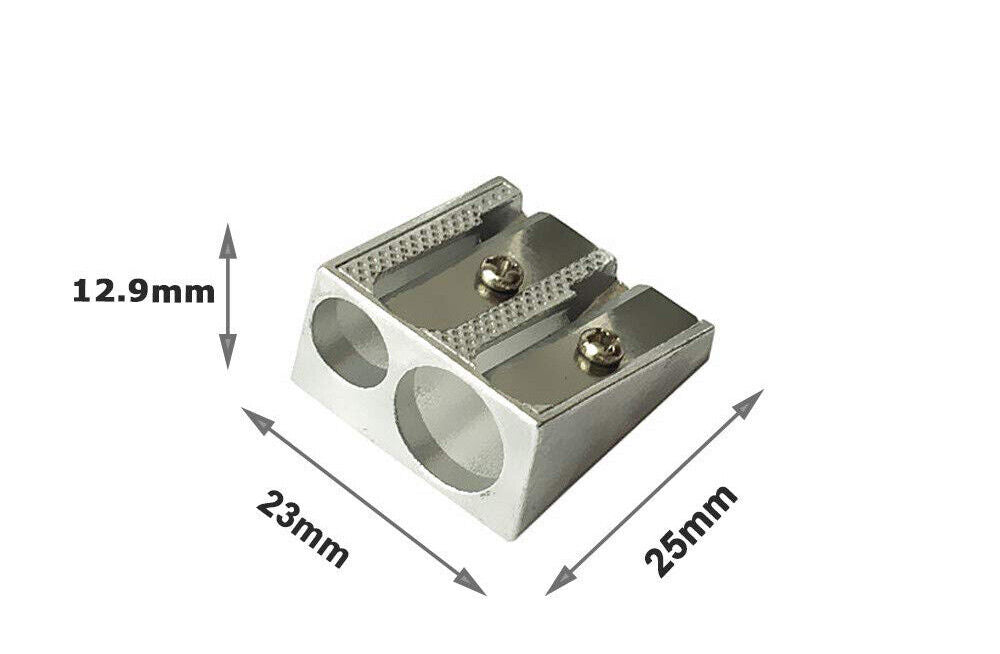 Metal Double Hole Pencil Sharpener Double and Single Hole