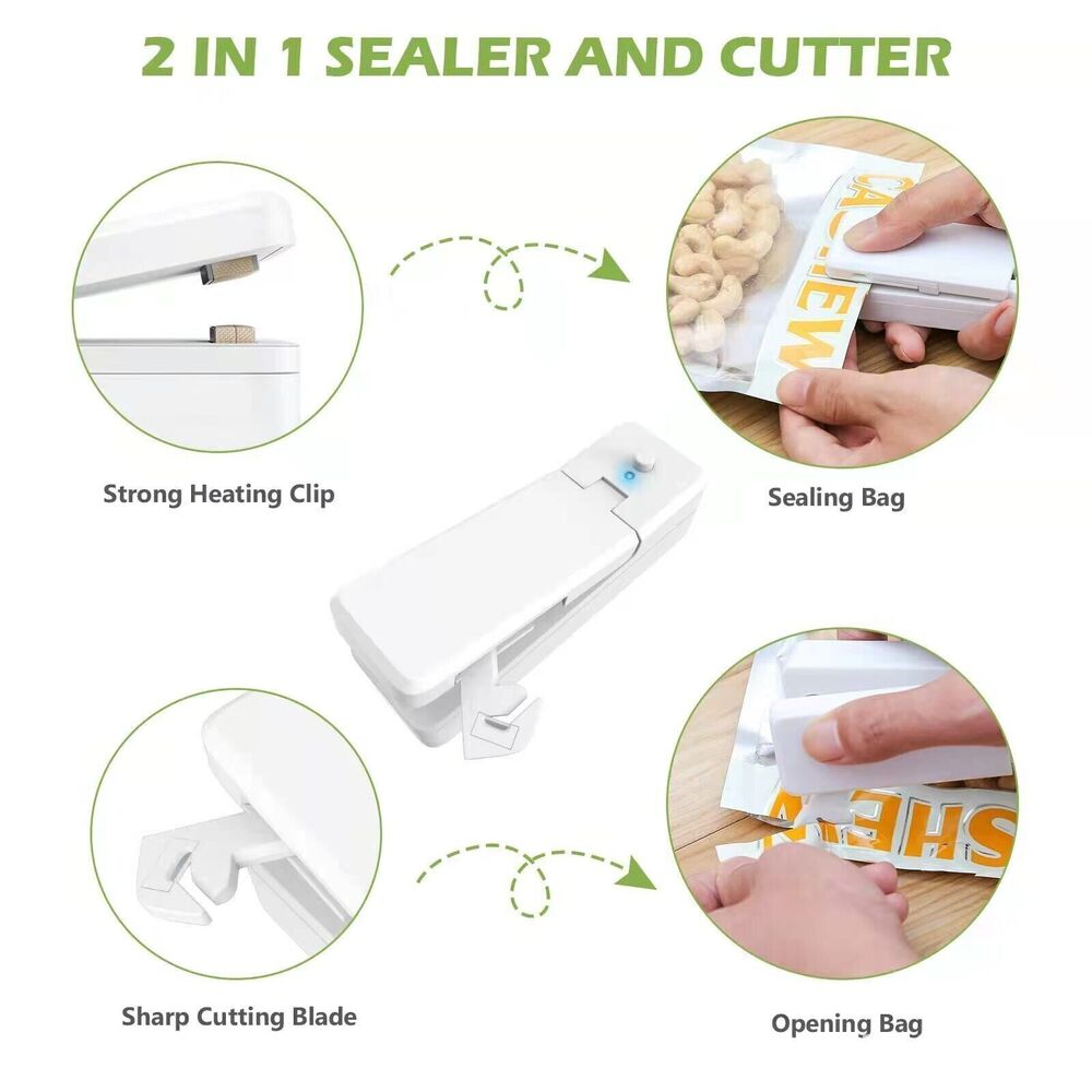 Handheld mini Heat Sealer Poly Bag Sealing Machine Food Portable Plastic Small