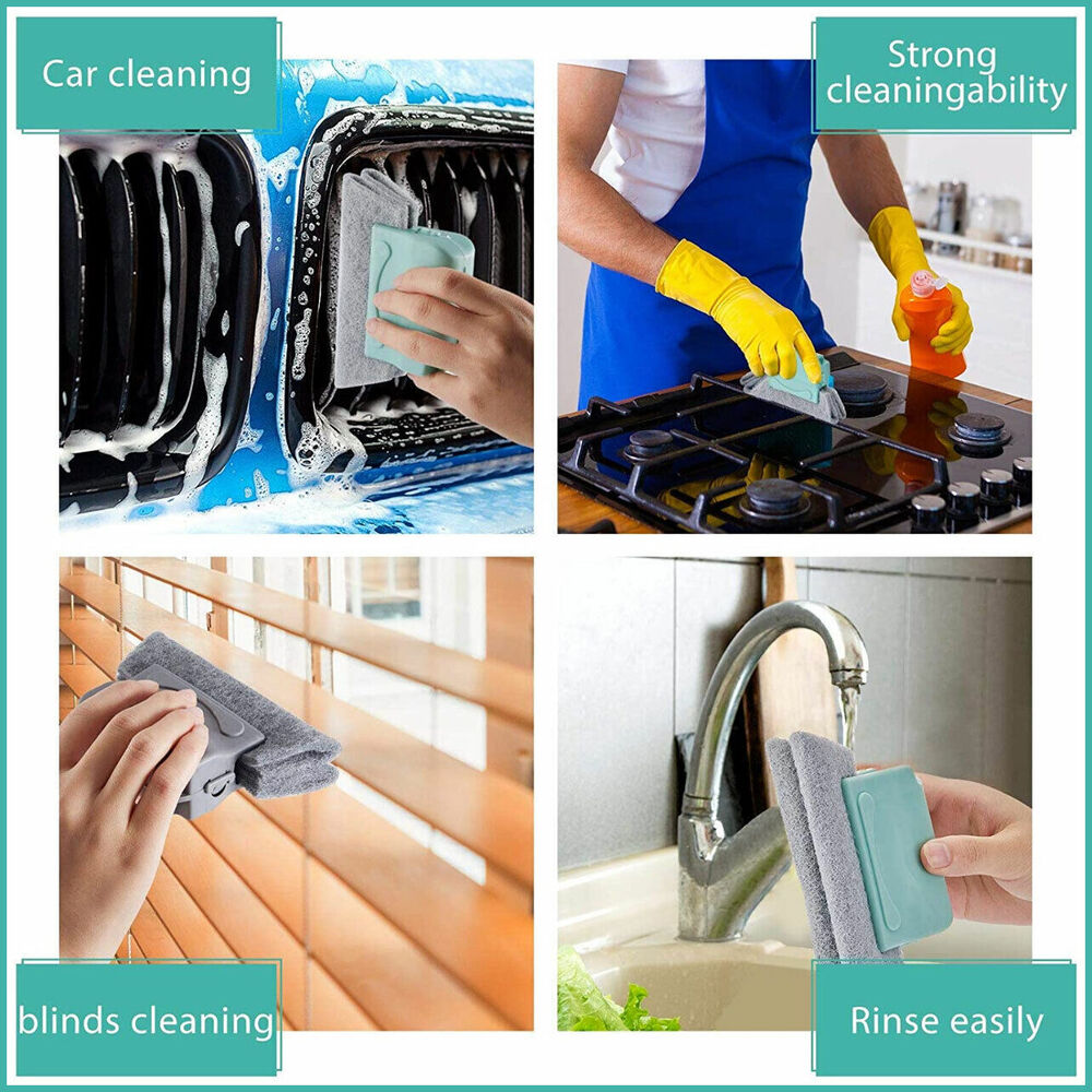 Window Door Track Cleaning Brush Gap Groove Sliding Tools Dust Cleaner Kitchen