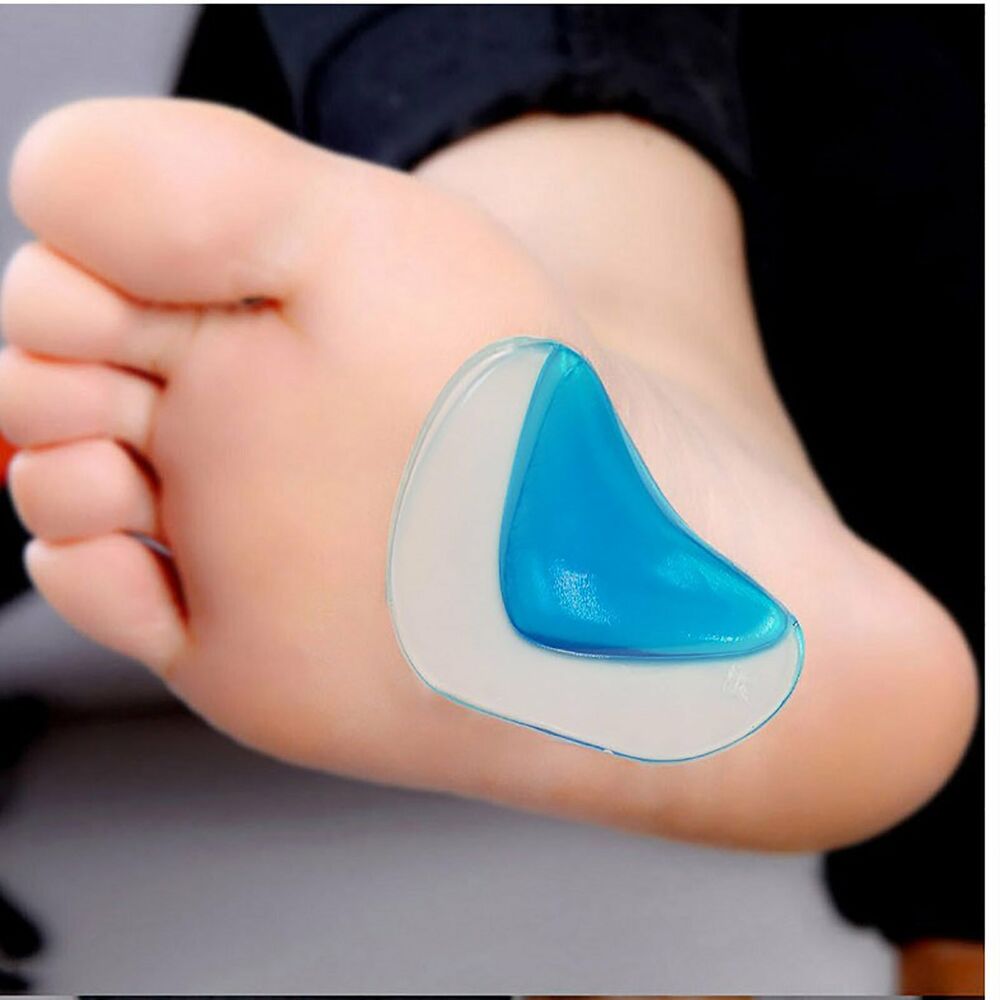 3xFlat Feet Unisex Gel Arch Support orthotic Shoe insole Pad Foot Pain Cushion