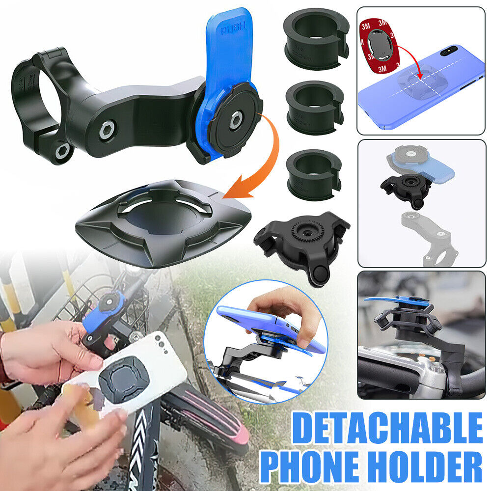 For Quad Lock Compatible Bike Motorcycle Phone Mount Holder Handlebar Mount