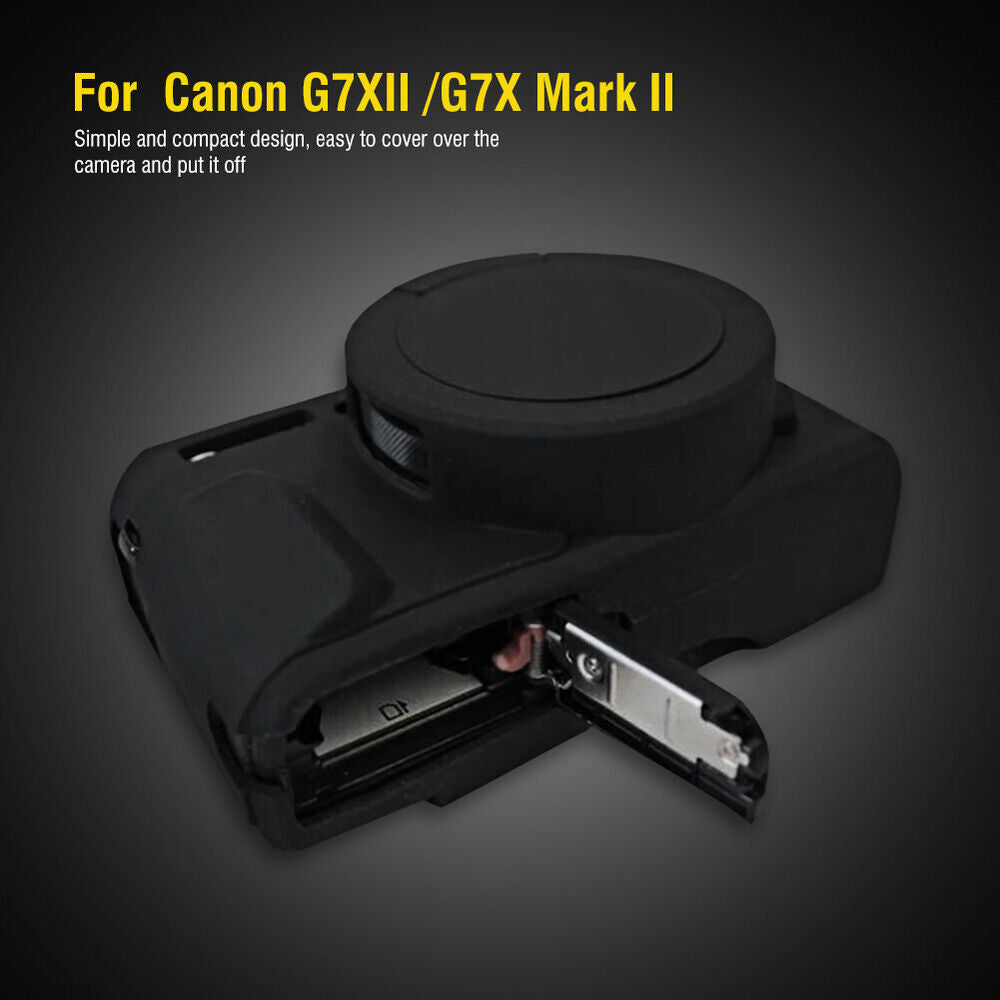 Silicone Camera Case Cage Protector Cover Accessory for Canon G7XII /G7X Mark II