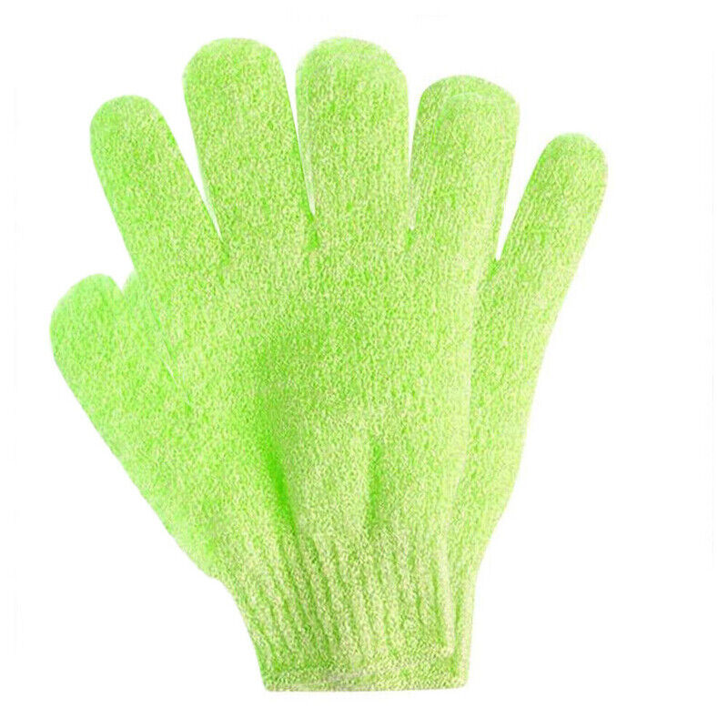 1 Pair Exfoliating Gloves Bath Shower Massage Spa Body Hand Scrub Mitt Towel