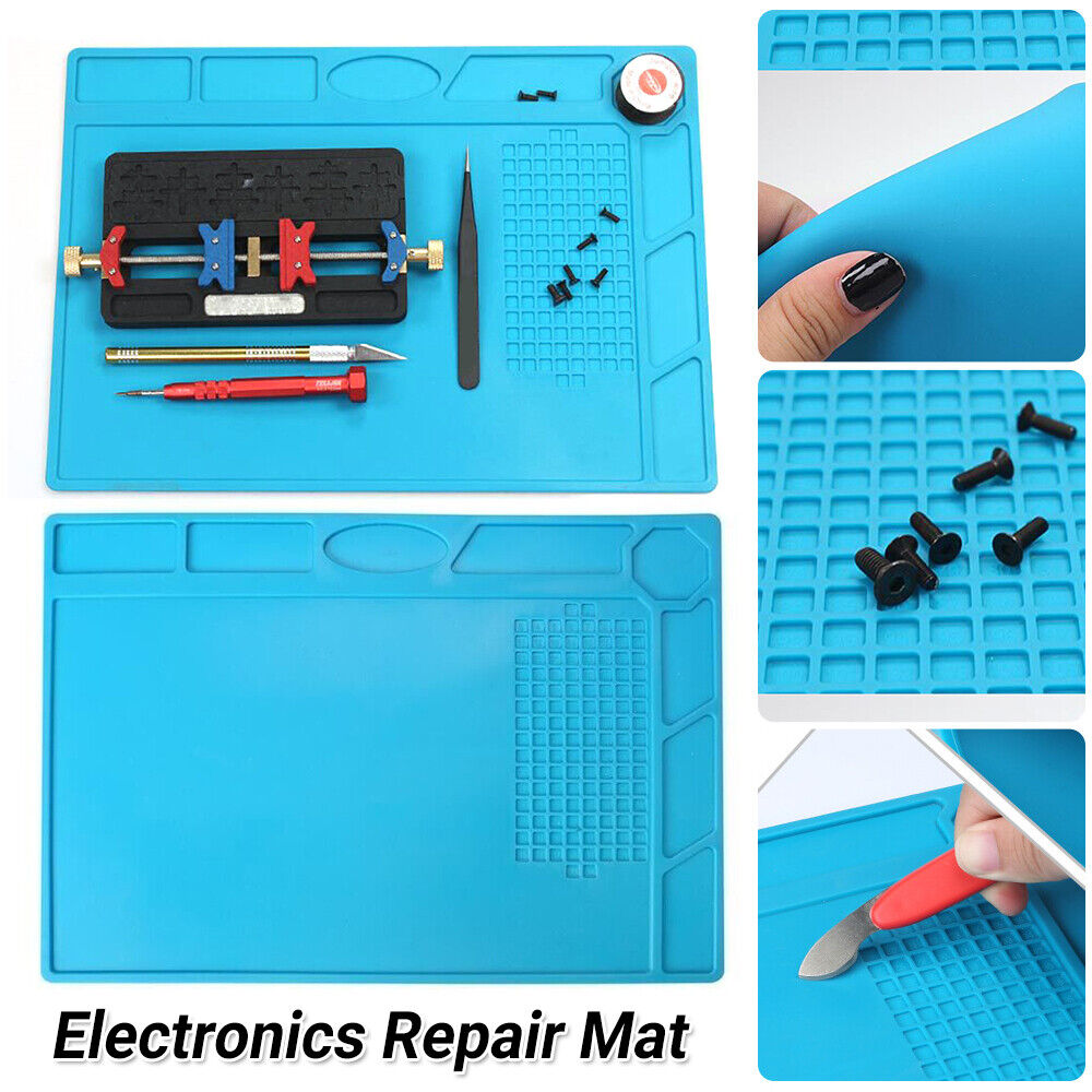 Phone PC Repair Silicone Mat Magnetic Anti-Static Heat Insulation Soldering Pad