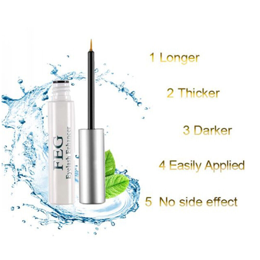 Genuine For FEG natural Eyelash Enhancer Serum eyelash grow booster eyebrow lash