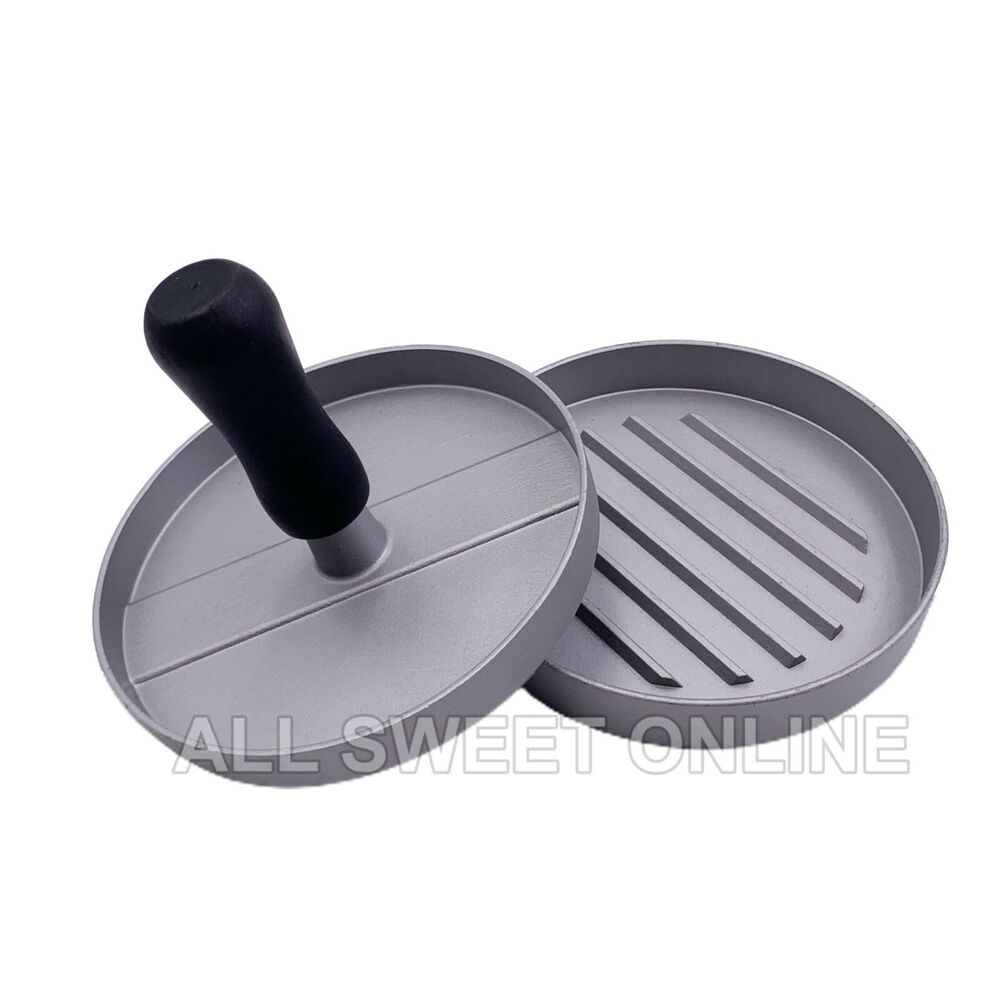 Non-Stick Burger Press Aluminum Hamburger Maker Patty Mold DIY Meat Beef BBQ