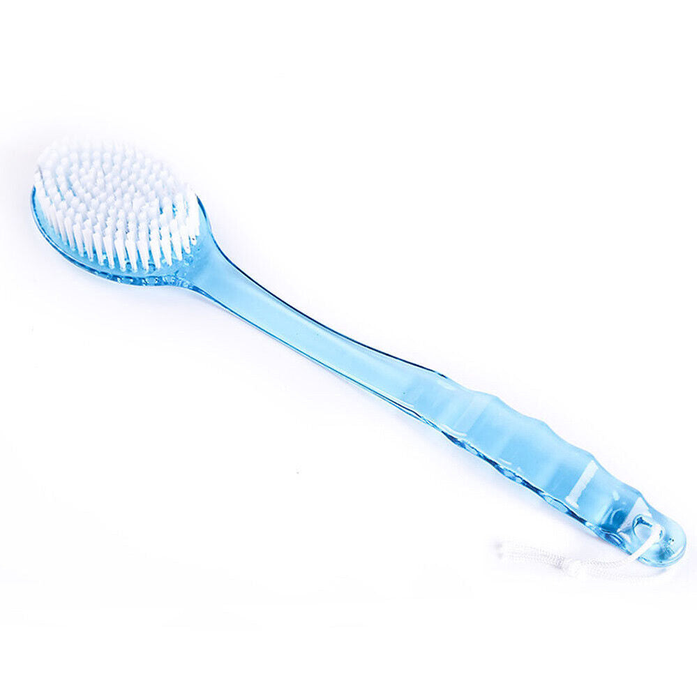 Long Handled Plastic Body Bath Shower Back Brush Scrubber Cleaning Massager