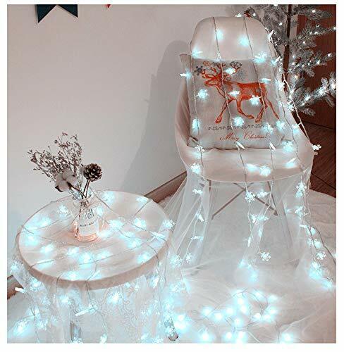 Snowflake Fairy Lights 40 LED Battery String Light for Outdoor Bedroom Christmas