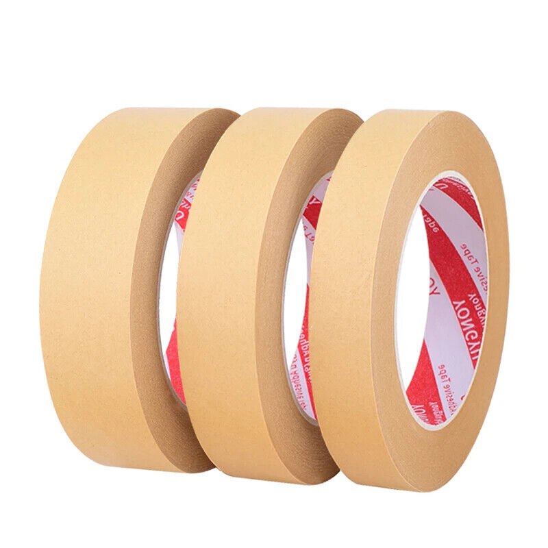 Kraft Brown Paper Tape Picture Framing Packing Tape Self adhesive 15mm Craft DIY