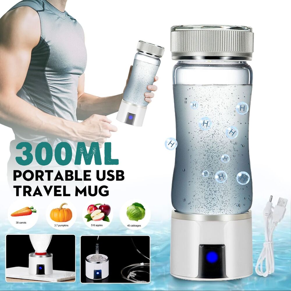 300ml Hydrogen Water Bottle 3000PPB Hydrogen Water Machine For Office Exercise