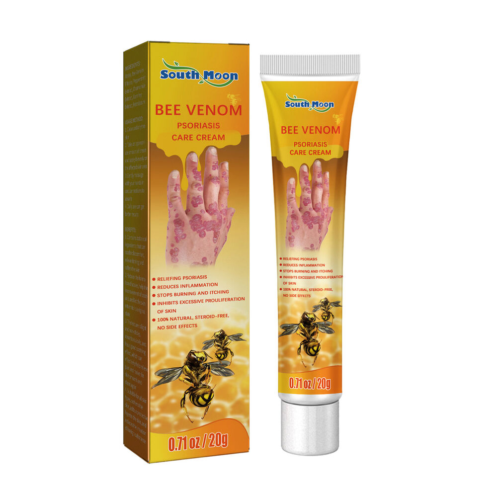 Bee Venom Psoriasis Cream Dermatitis Eczema Ointment Healing Antibacterial Cream