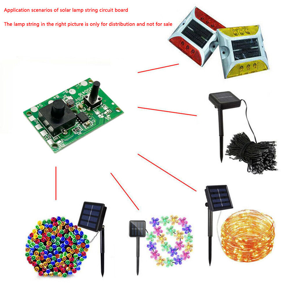 1.2V Solar Lamp Board Control String Light Controller Circuit Switch Module K