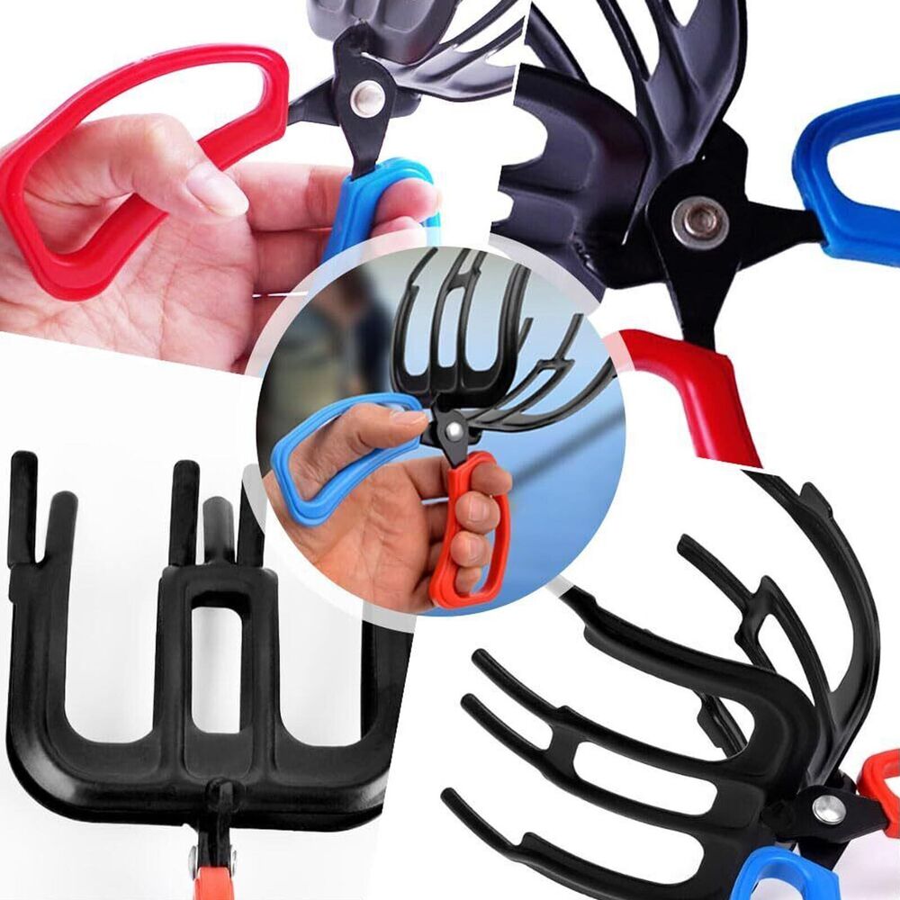 2x Ergonomic Fishing Pliers Durable Metal Fish Gripper with Anti-slip Handle