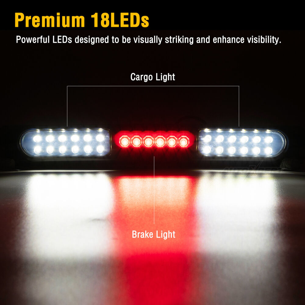 Top Roof Cab Center Third Brake Led Stop Cargo Rear 3rd LightFor Ford F150/ F250