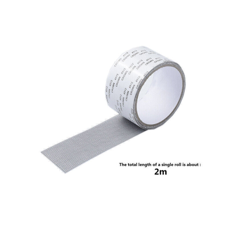 Window Door Repair Tape Fly Screen Insect Repellent Repair Tape SelfAdhesive 2M