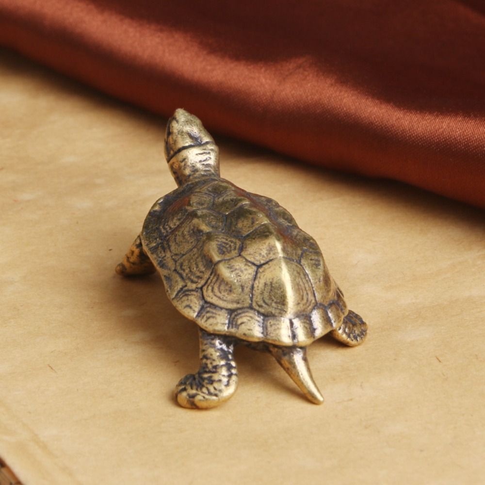 Turtle Tortoise Statue Turtle Figurines Brass Tortoise Desktop Ornaments