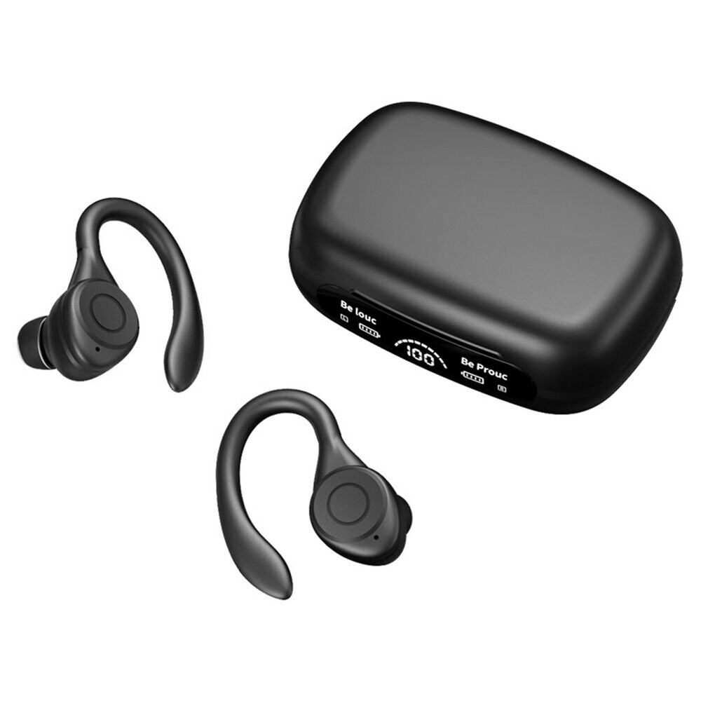 Gaming Earphones Ear Hook Comfortable Bluetooth-Compatible5.3 for Sports Running