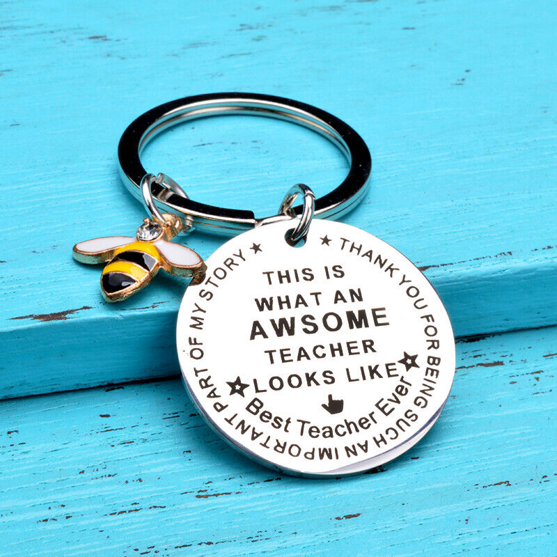 THANK YOU GIFT FOR TEACHER Teaching Assistant ,Nursery Teacher Keyring & Bag