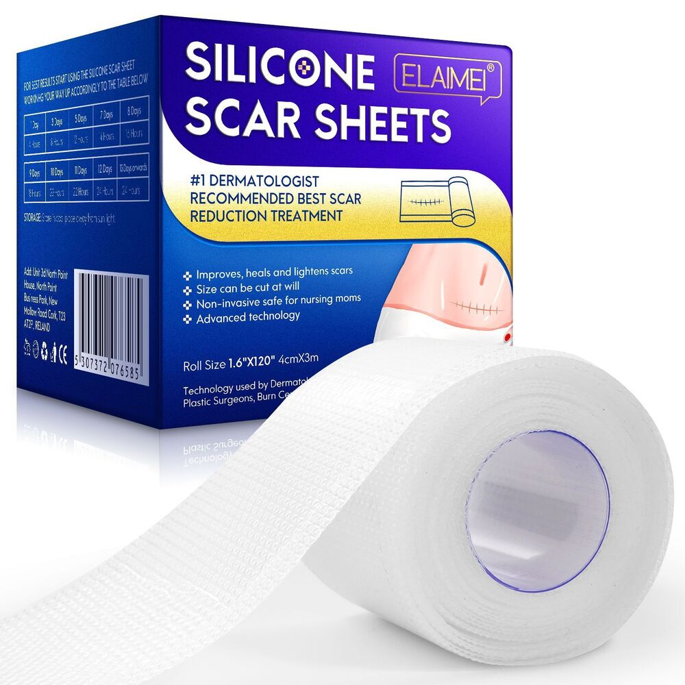 3m Silicone Scar Sheets Gel Tape Roll Scars Removal Skin Treatment Patch Tapes