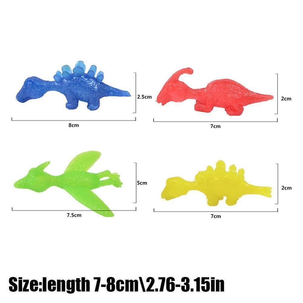 Sling shot Dinosaur Finger Toy Catapult Toy Elastic Flying Finger Dinosaur #T