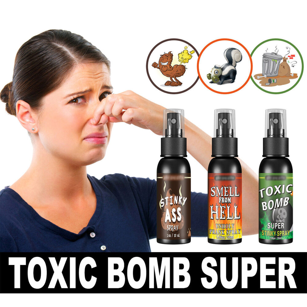 3Pack 90ML Fart Liquid Spray Prank Stink Ass Gag Smell Bomb Joke Stinky Gas