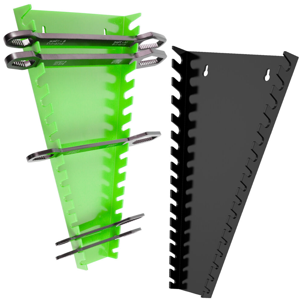 2Pcs Wrench Organizer Wrench Storage Rack Plastic Spanner Tools Holders