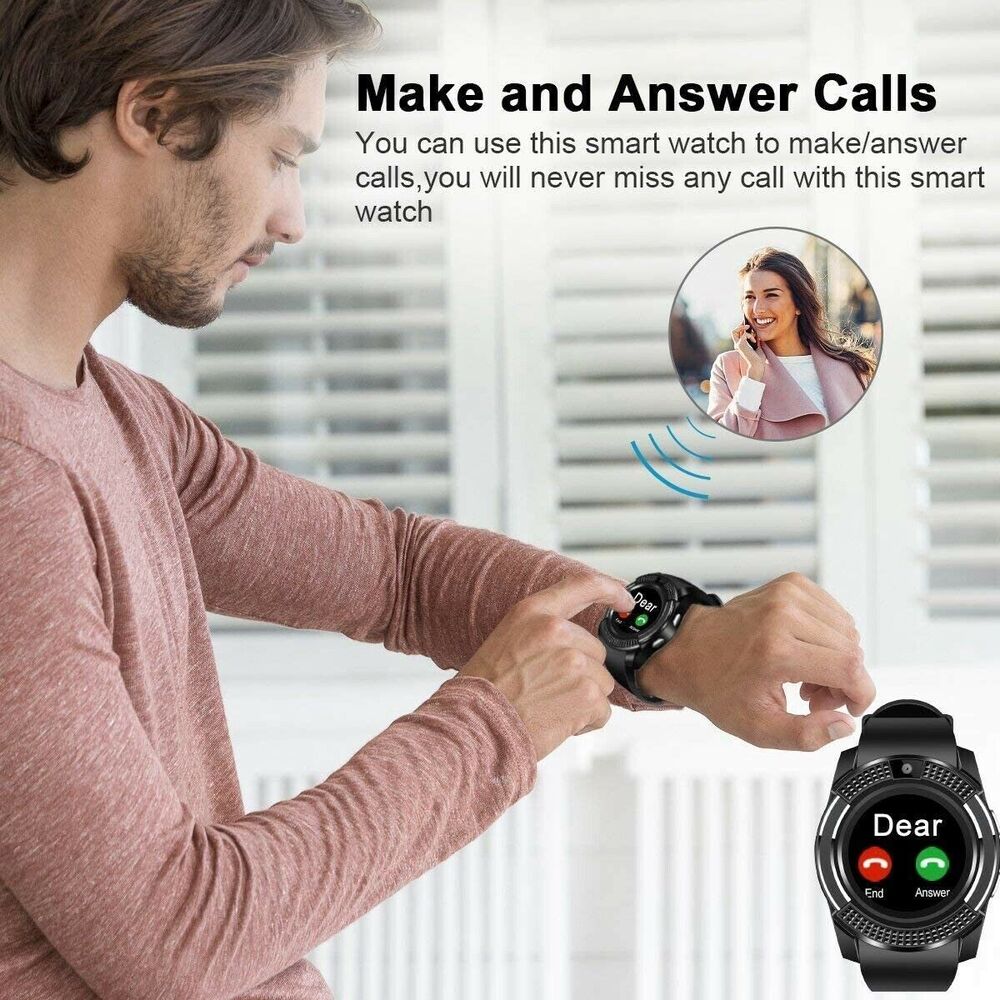 Smart Watch Band Sport Fitness Activity Tracker For adult,kids iOS Android 2024