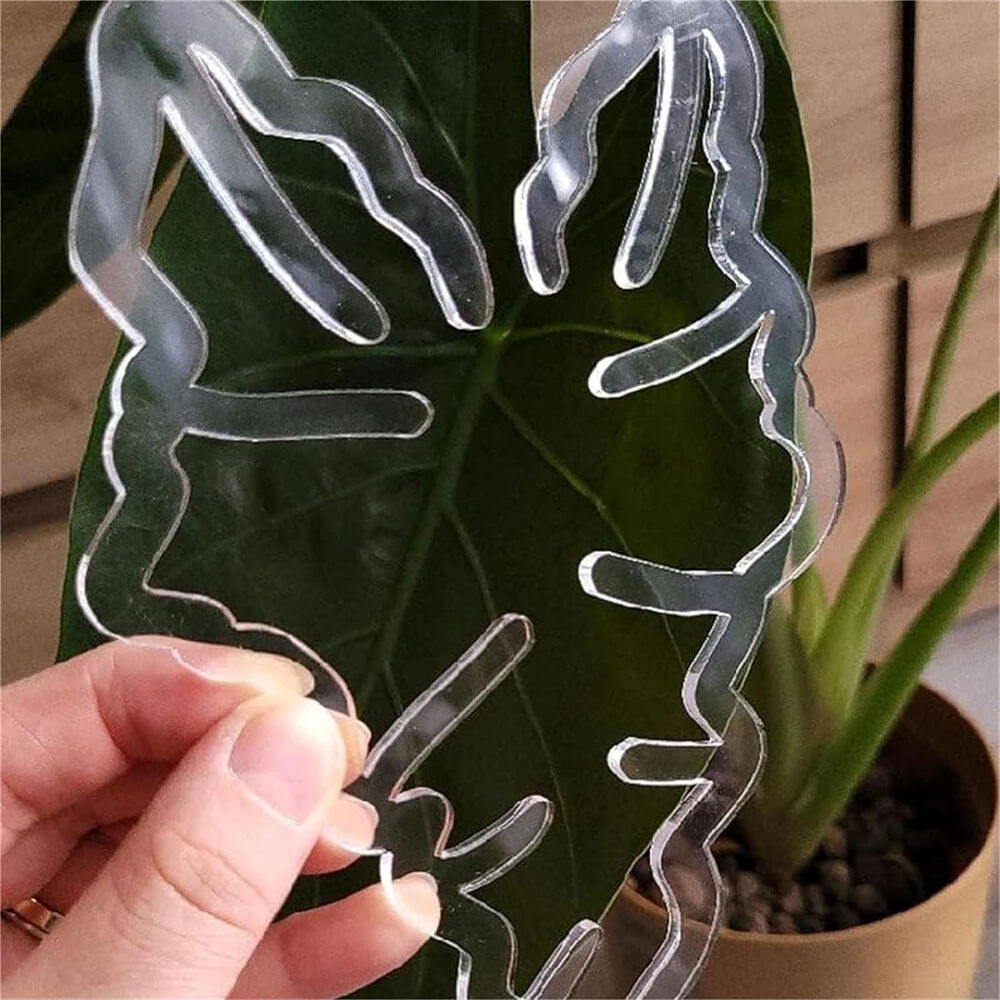 Monstera Grapple, Clear Monstera Leaf Plant Support, Acrylic Aesthetic Clamp NEW