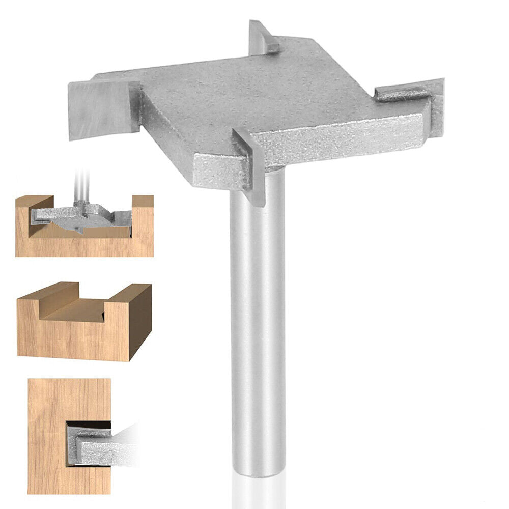 4 Wings 1/4 Shank 1.5 inch Cutting Diameter Spoilboard Surfacing Router