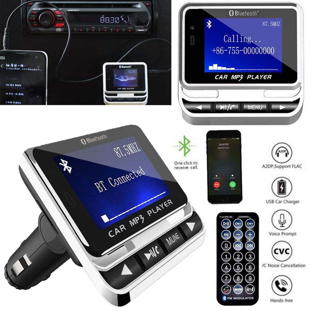 Handsfree Wireless Bluetooth Car Kit FM Transmitter MP3 Player USB Charge