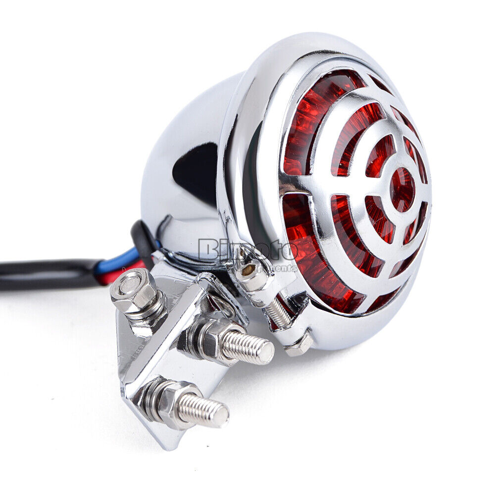 LED Red Turn Signal Light Indicator Tail Brake Stop Light For Harley Chopper