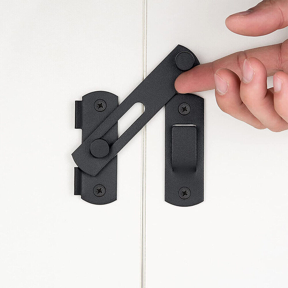 Matte Black Stainless Steel/Gate Latches/Flip Latch Safety Door Bolt Latch Lock.