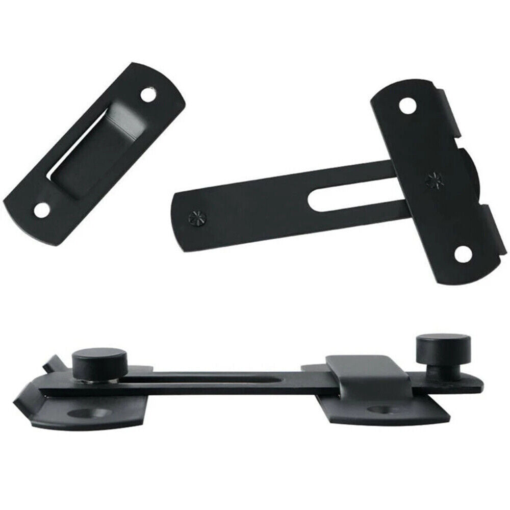 Matte Black Stainless Steel/Gate Latches/Flip Latch Safety Door Bolt Latch Lock.