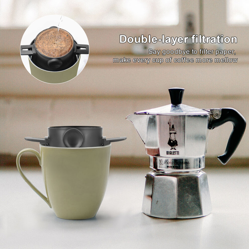 Portable Coffee Filter Cup Folding Design Coffee Maker Pour Over Coffee Dripper