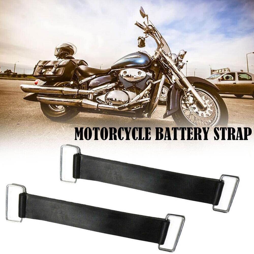 2x Battery Rubber Band Strap Fixed Holder Bandage Belt Stretchable Motorcycle