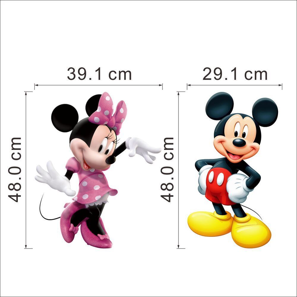 Wall Stickers Removable Mickey Mouse Kids Nursery Decal Picture Art Bedroom