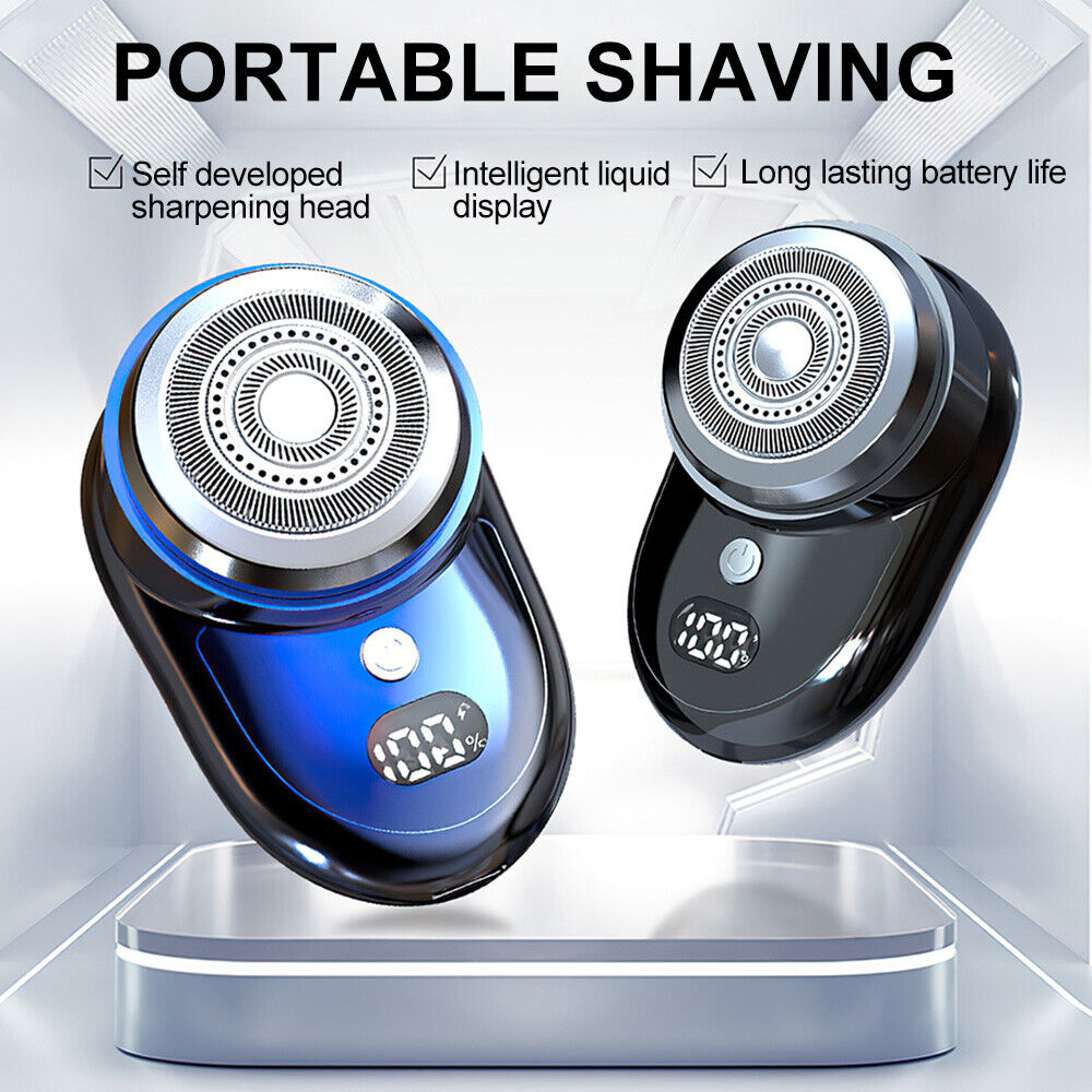 Portable USB Rechargeable Mini-Shave Electric Shaver Pocket Size Razor For Men