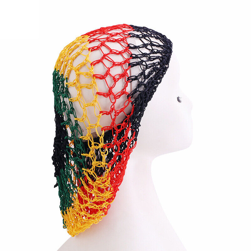 Womens Mesh Hair Net Crochet Cap Solid Hairnet Snood Sleeping Turban Hat Vintage