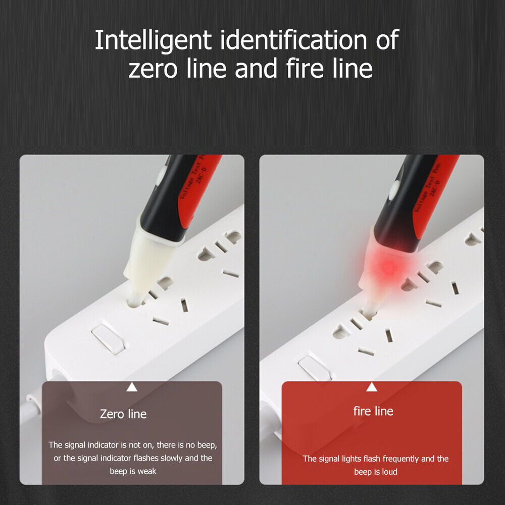 Intelligent Power Outlet Voltage Detector Non-contact Electric Sensor Tester Pen