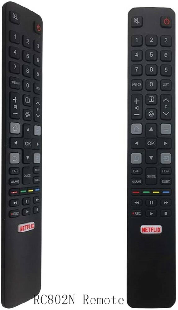 TCL Remote RC802N ARC802N YUI1 for TCL TV 65C2US 75C2US 43P20US NETFLIX