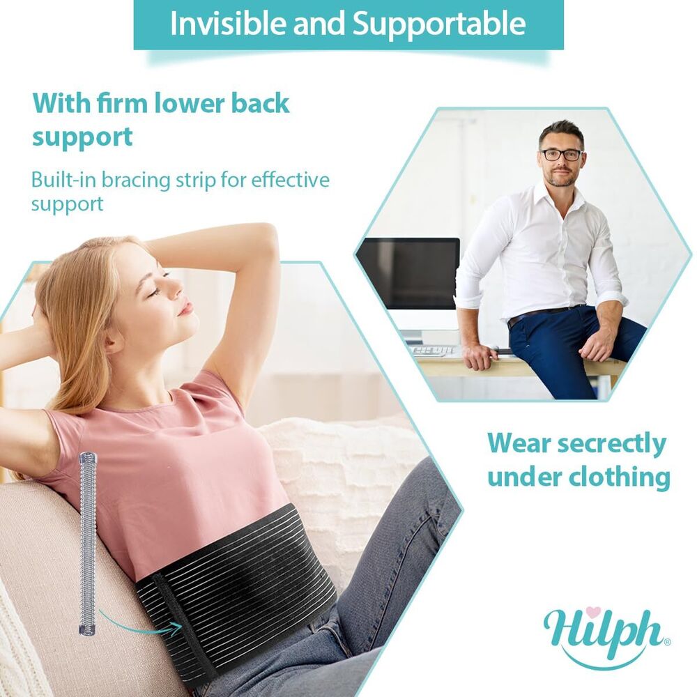 Umbilical Hernia Support Belt Abdominal Binder for Belly Button Hernias or Navel