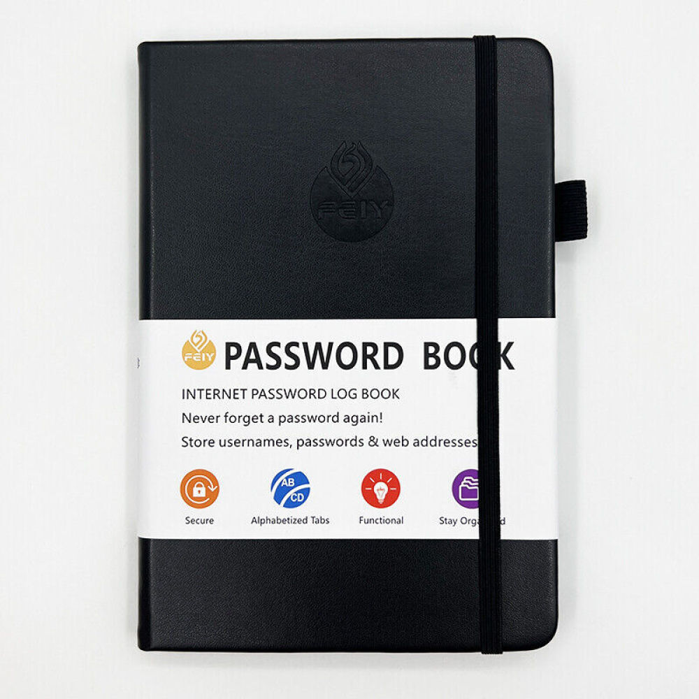 Password Book Hardcover Journal Notebook Internet Address & Password Organizer